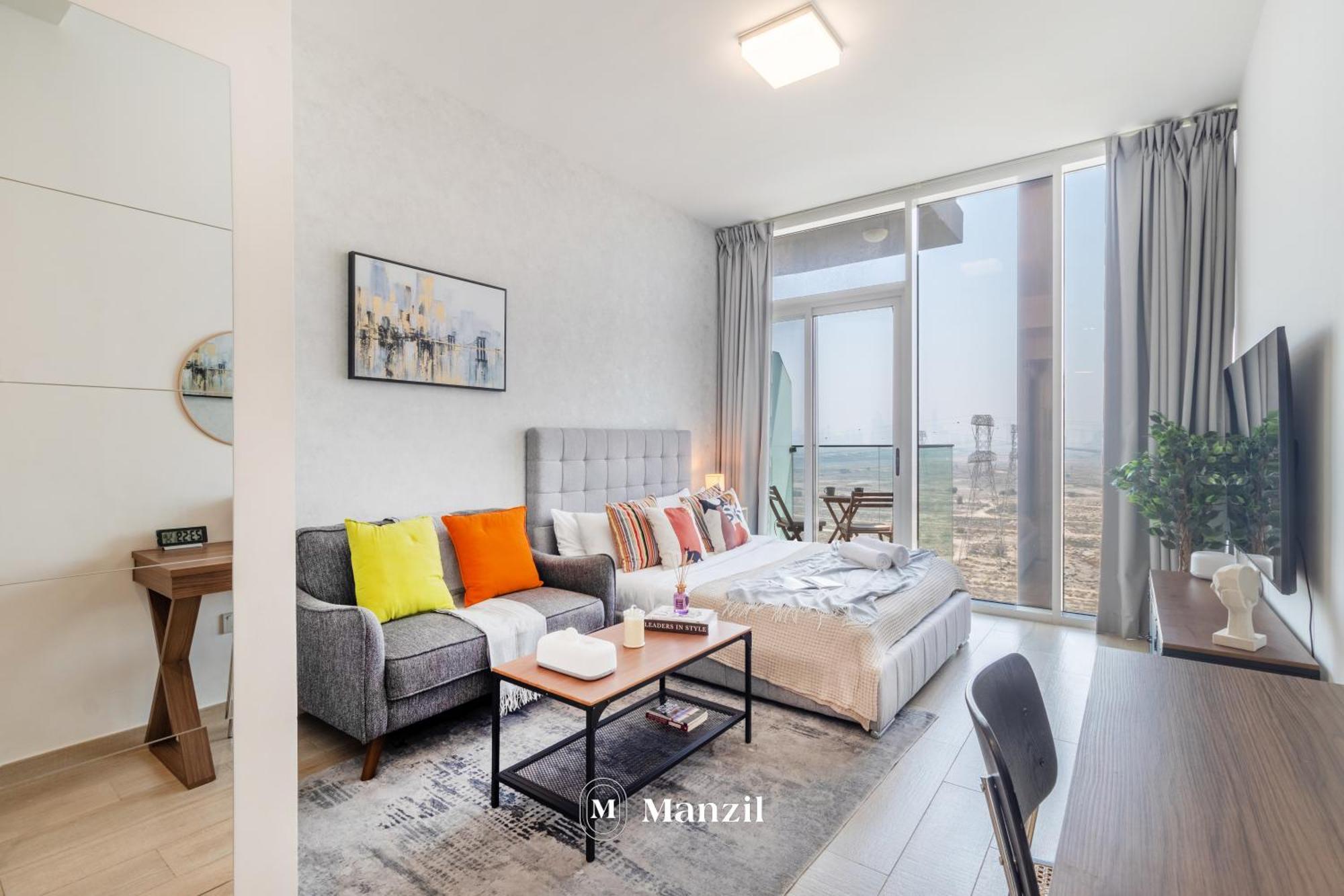 Manzil - Stylish Living In Jvc, City Views And Pool Дубай Екстериор снимка